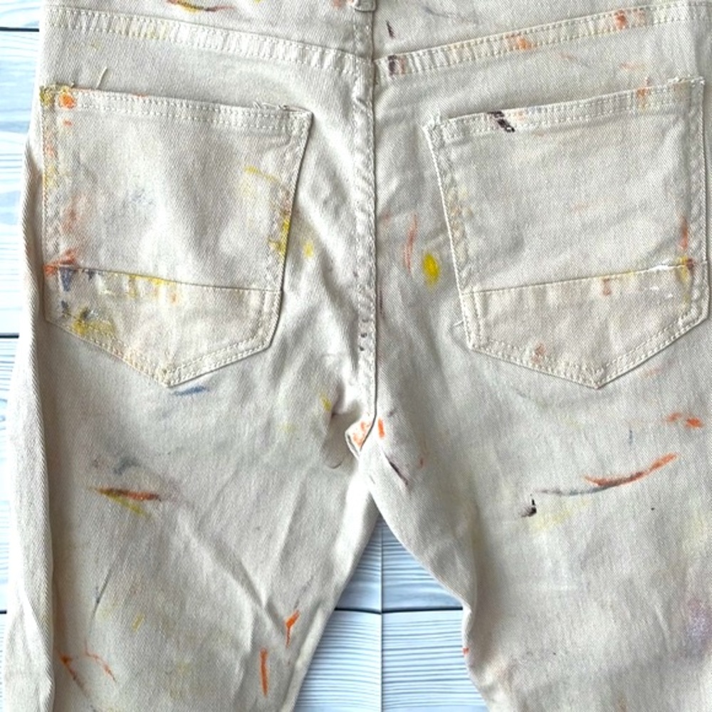 Bone Paint Skinny Jeans - Picture 5 of 8